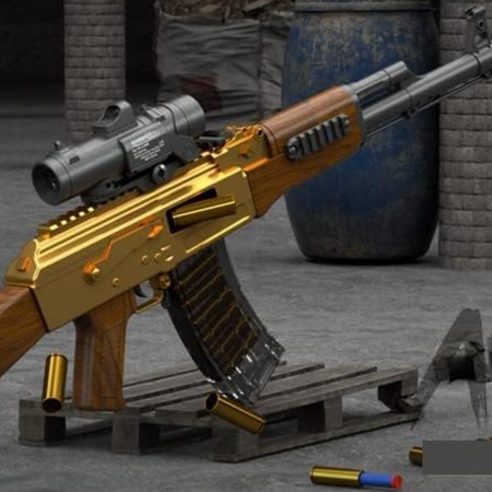 Electric Toy Gun AK47 EVA Soft Bullet Toy Gun