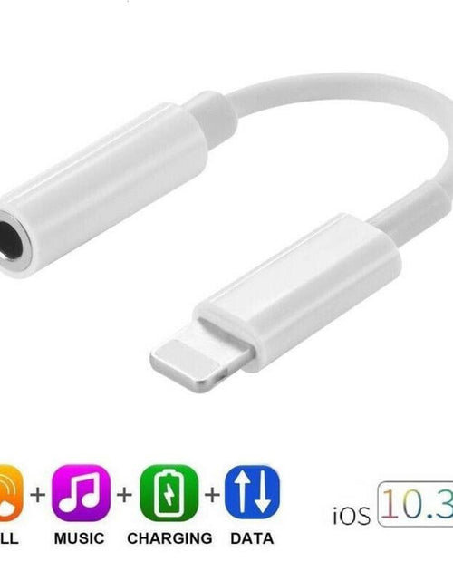 Load image into Gallery viewer, Headphone Adapter 3.5mm Aux Audio Cable
