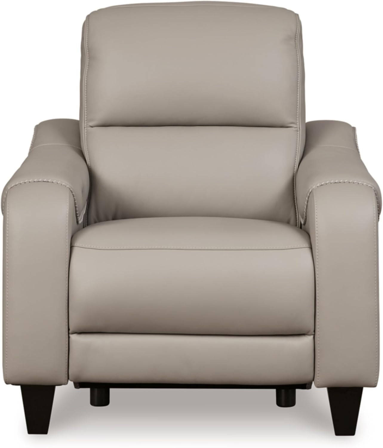 Contemporary Leather Power Recliner