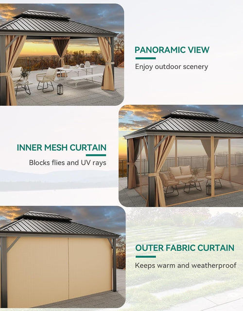 Load image into Gallery viewer, Arcadia Gazebo Hardtop Galvanized
