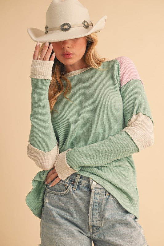 Round Neck Knit Top