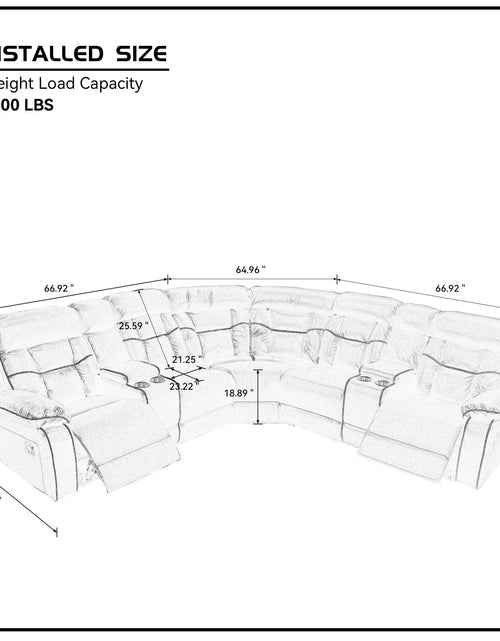 Load image into Gallery viewer, Pizzori Sectional Sofa
