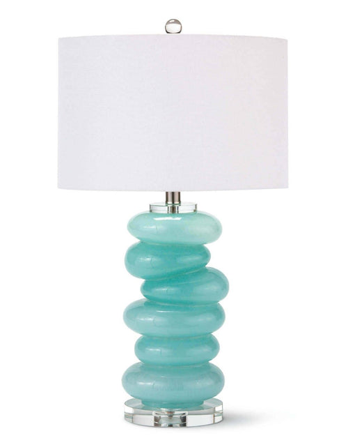 Load image into Gallery viewer, Serenity Imported Glass Table Lamp
