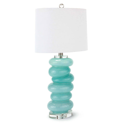 Serenity Imported Glass Table Lamp