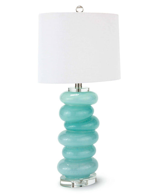 Load image into Gallery viewer, Serenity Imported Glass Table Lamp
