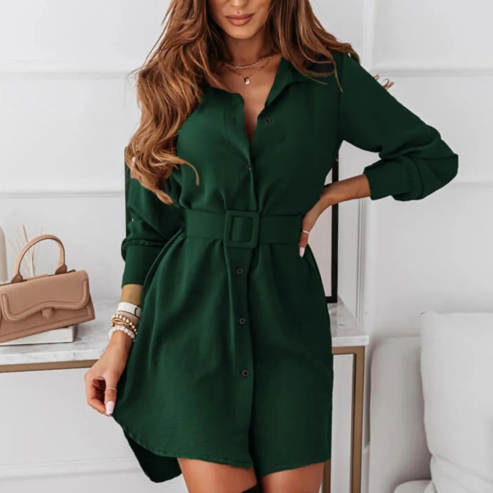 Designer Shirt Dress