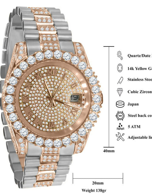 Load image into Gallery viewer, Arcadia Men&#39;s Crown Watch
