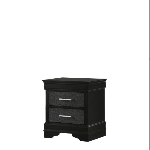 Elegant Two Drawer Night Stand