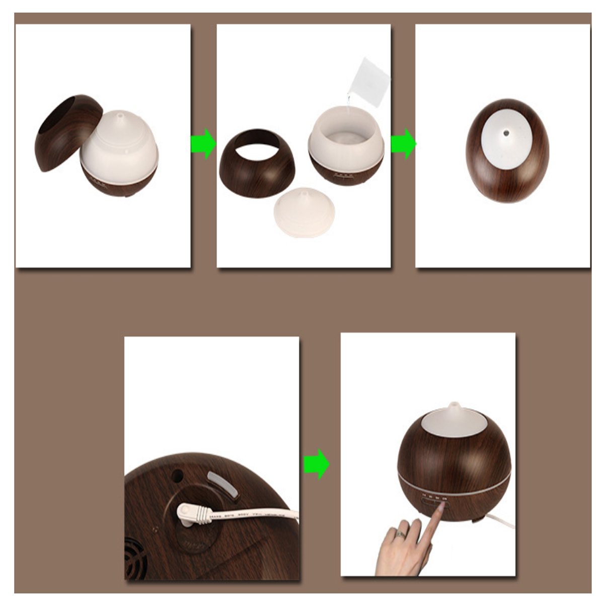 Misty Oil Humidifier Natural With Easy