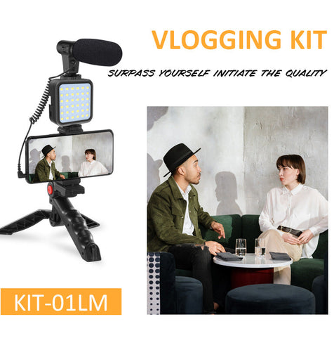 Pro-Style Camera Accessories With Desktop Tripod Light