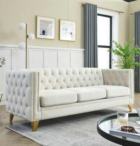 Arcadia Designer Velvet Sofa