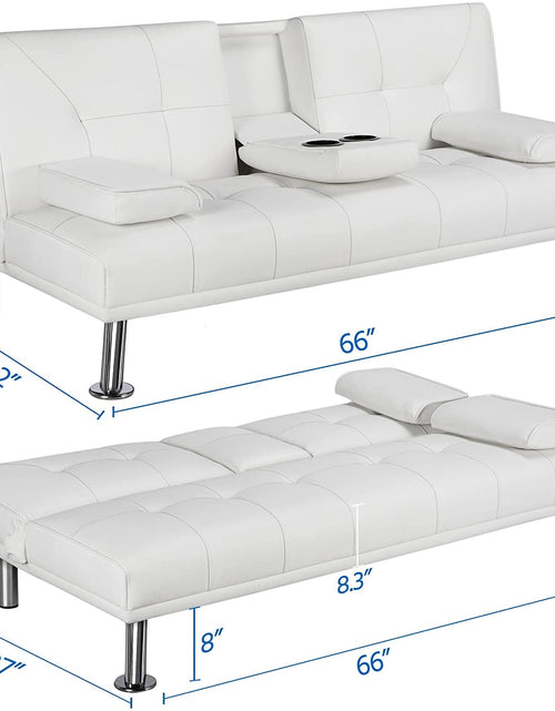 Load image into Gallery viewer, Italian Concept Convertible Sofa Bed
