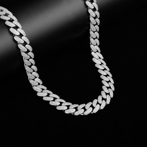 Load image into Gallery viewer, Arcadia 12MM 925 MOISSANITE CUBAN CHAIN
