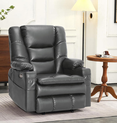 Coach Recliner Chair with Massage And More