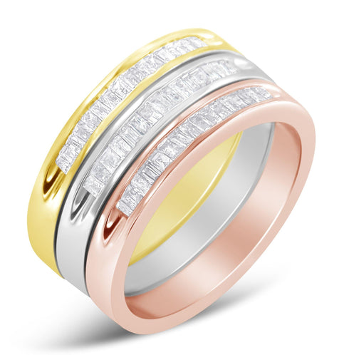 Arcadia 10K Diamond Band Ring