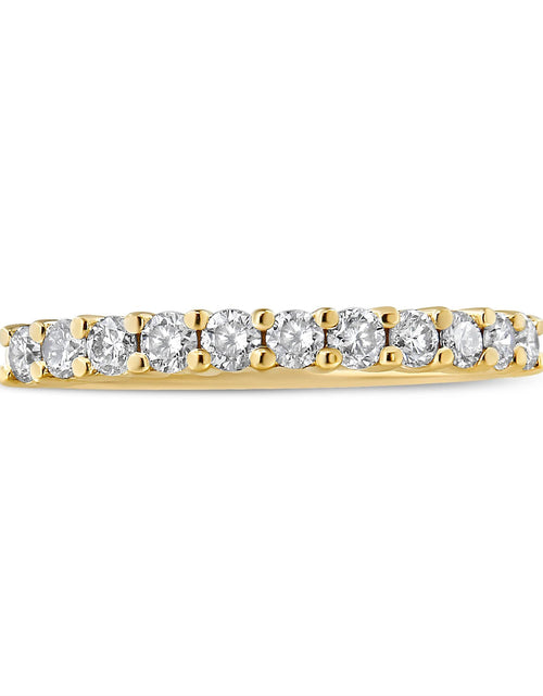 Load image into Gallery viewer, Arcadia 14K Yellow Gold Plated Diamond Prong Set
