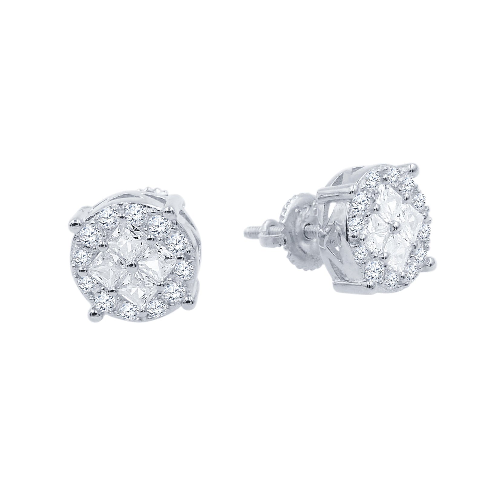 Arcadia Screw Back Bling Earrings