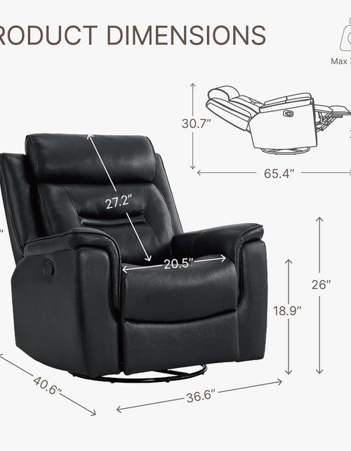 Load image into Gallery viewer, Leather Recliner Chair
