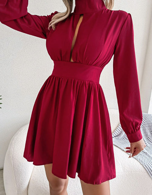 Load image into Gallery viewer, Italian Style Turtleneck Dress
