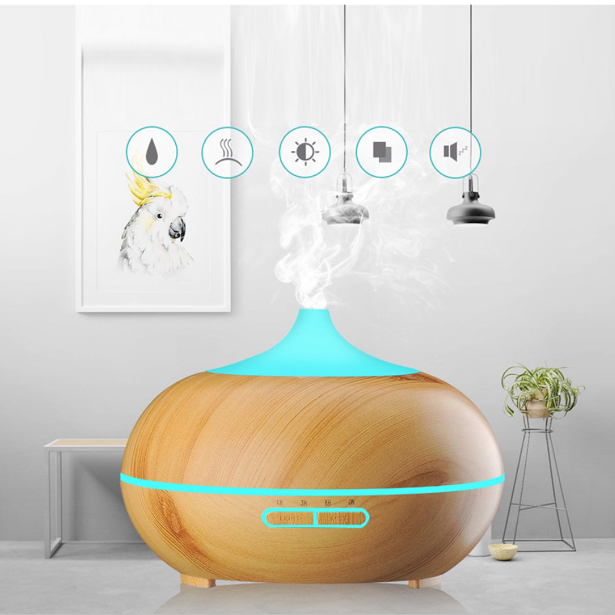 Misty Oil Humidifier Natural With Easy