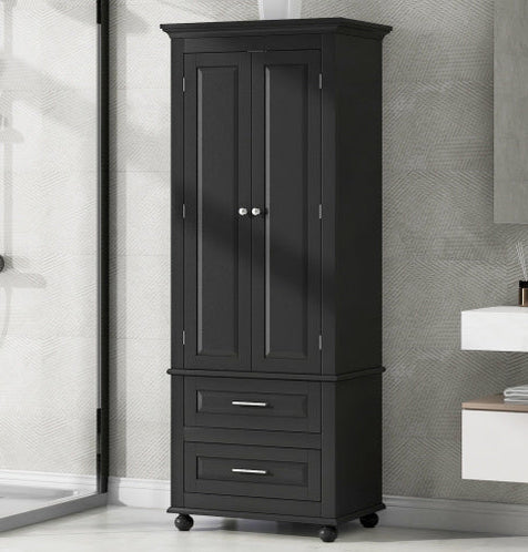Arcadia Black Compartment Dresser