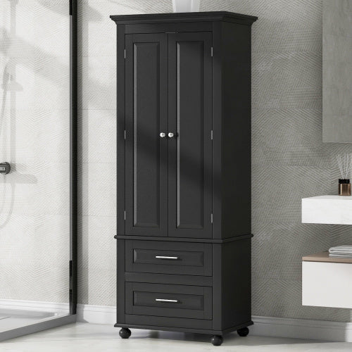 Arcadia Black Compartment Dresser