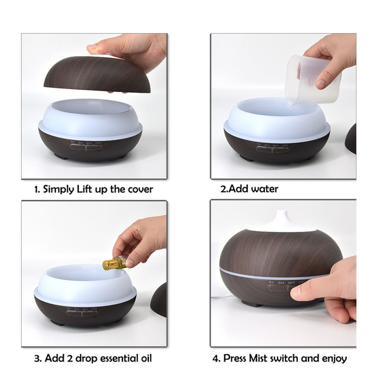 Misty Oil Humidifier Natural With Easy