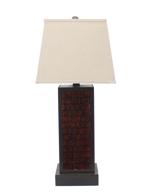 Load image into Gallery viewer, Deco Burgundy Table Lamp 0258
