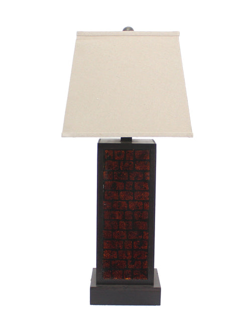 Load image into Gallery viewer, Deco Burgundy Table Lamp 0258
