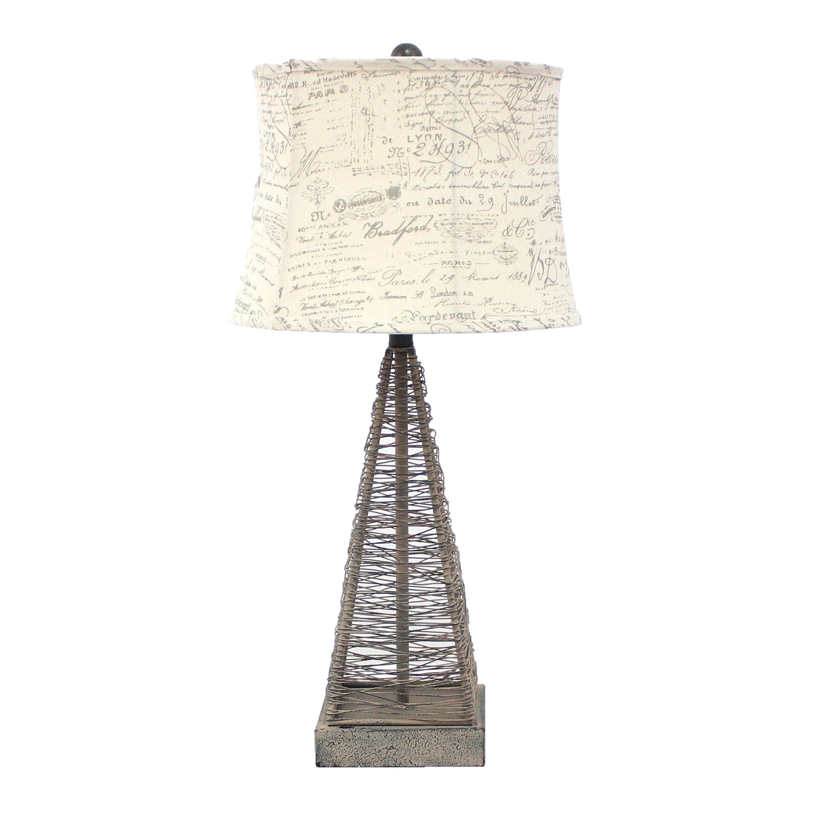 Deco Metal Table Lamp with Shade 9527