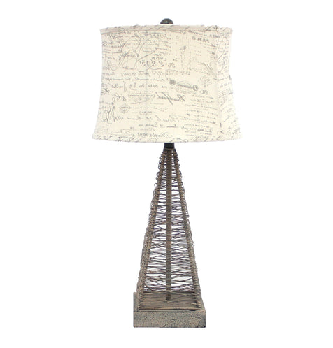 Deco Metal Table Lamp with Shade 9527