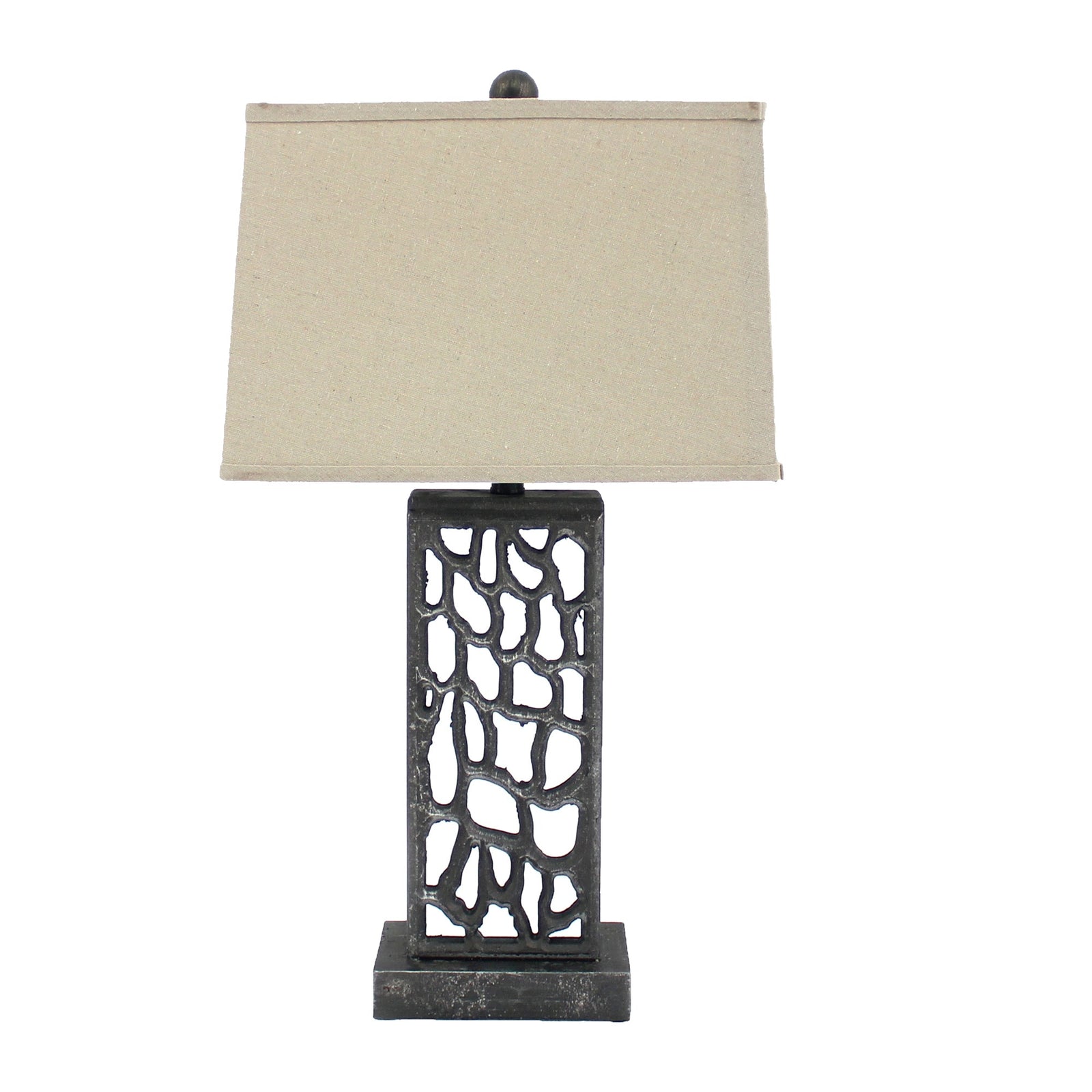 Silver Metal Deco Table Lamp 8547