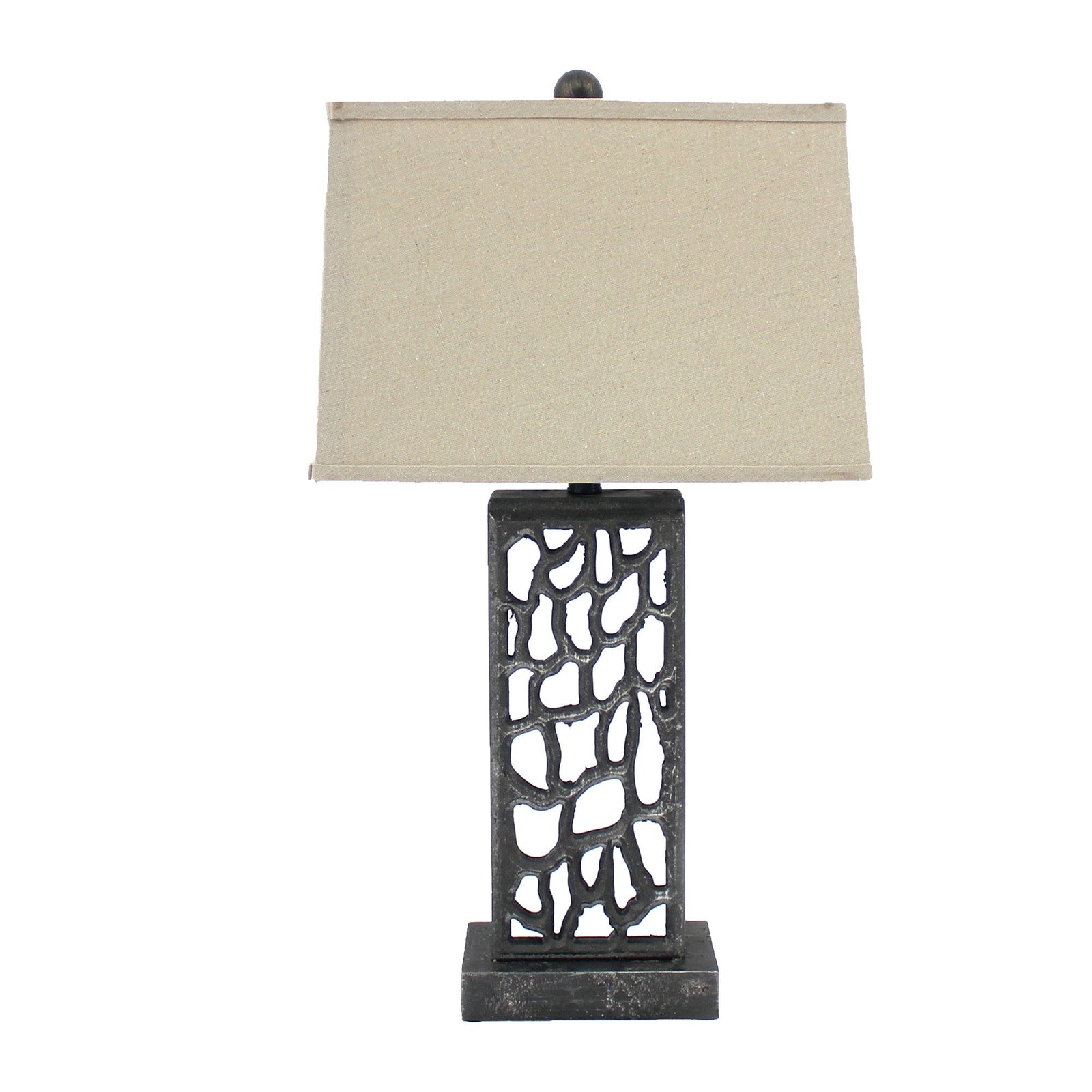 Silver Metal Deco Table Lamp 8547