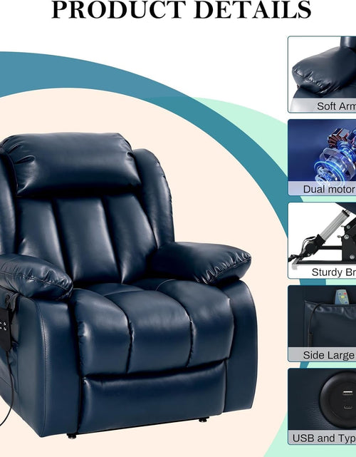 Load image into Gallery viewer, Luxury Heavy Duty Leather Recliner Best Of The Class 2025!
