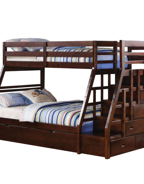 Load image into Gallery viewer, Wood Bunk Bed (Twin/Full)
