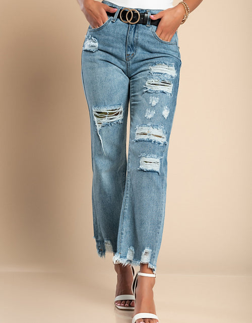 Load image into Gallery viewer, Designer Slit Jeans
