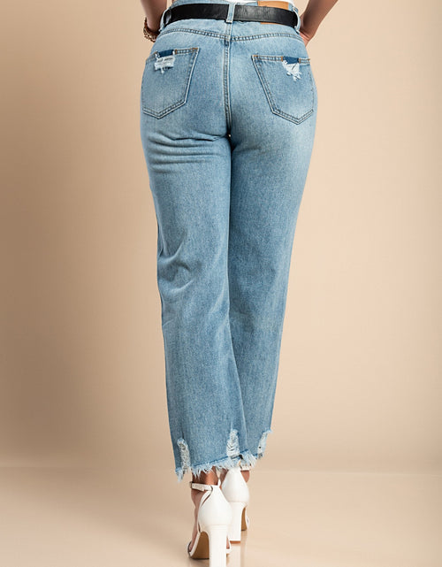 Load image into Gallery viewer, Designer Slit Jeans
