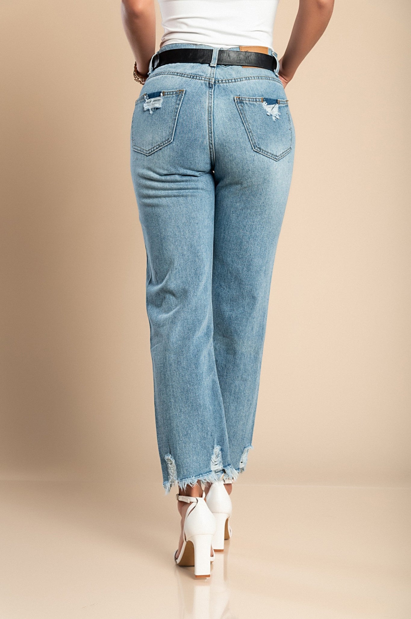 Designer Slit Jeans