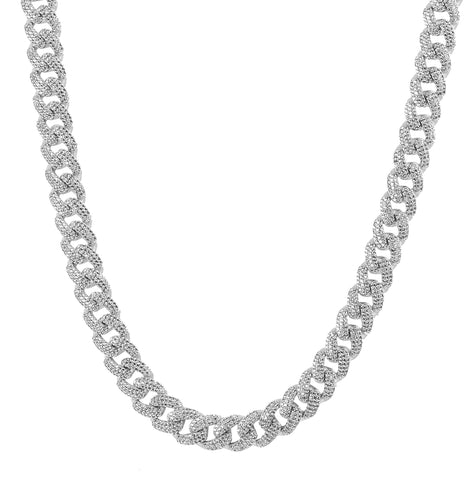 Arcadia 12MM 925 MOISSANITE CUBAN CHAIN