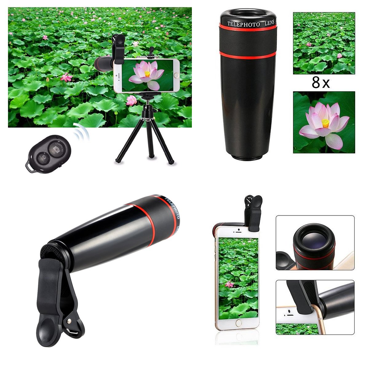 11 in 1 Smartphone Photography Selfie Bundle Camera Lens Kit