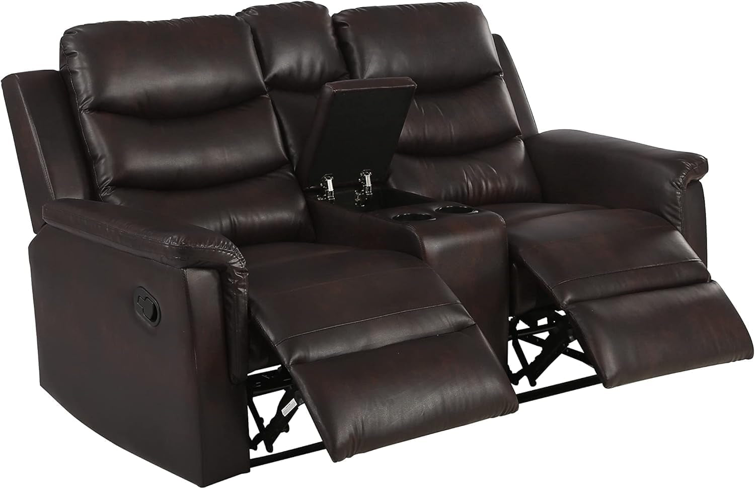 Italian Loveseat Sofa with Recliners