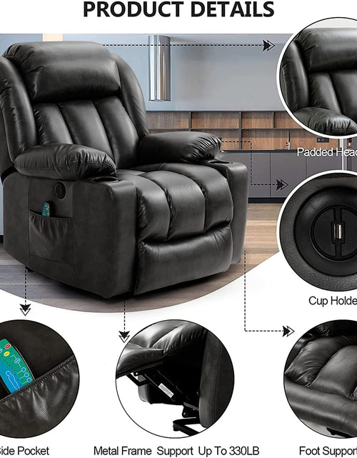 Load image into Gallery viewer, Electric Leather Chair Recline The Best
