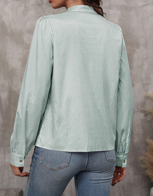 Load image into Gallery viewer, Imported Long Sleeve Blouse Many Colors
