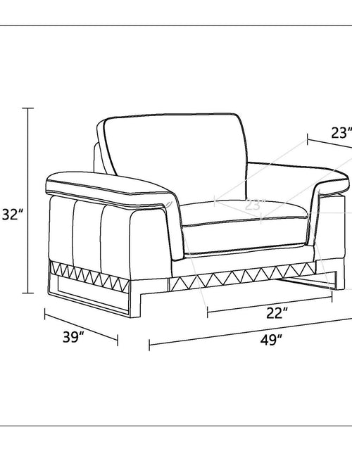 Load image into Gallery viewer, Imported Designer Leather Chair
