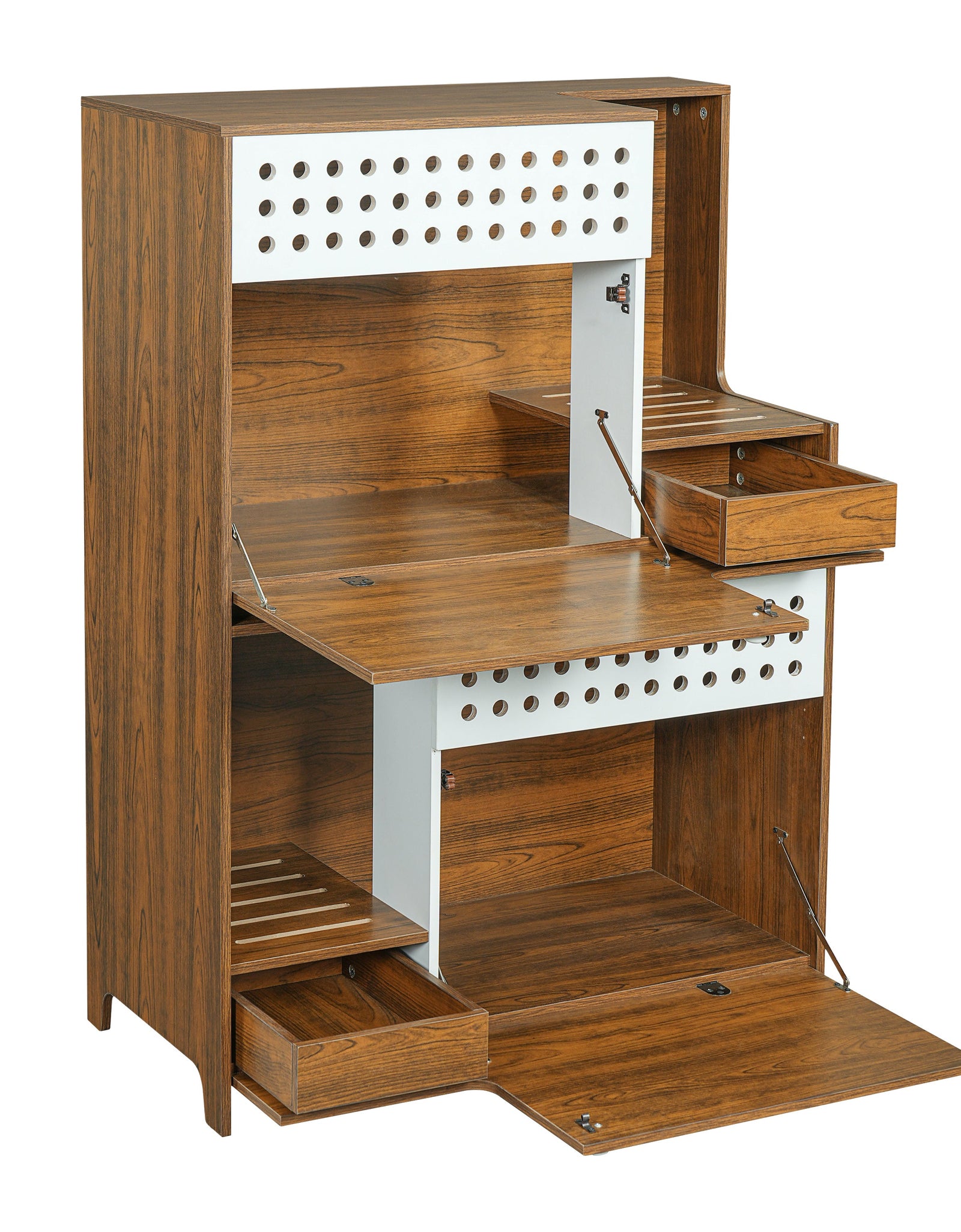 Modern 2-in-1 Cat Litter Box Enclosure Side Table – Hidden Cat House
