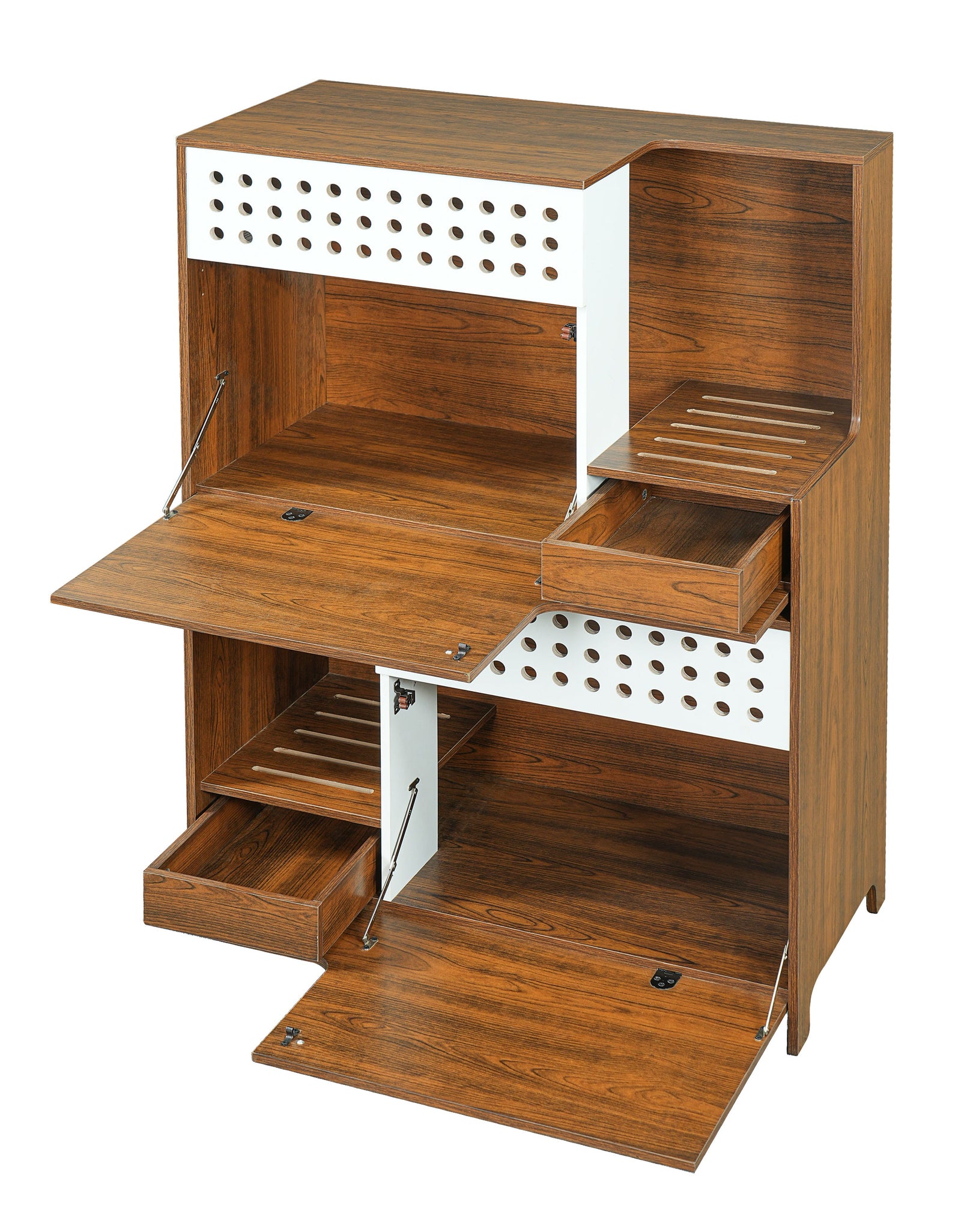 Modern 2-in-1 Cat Litter Box Enclosure Side Table – Hidden Cat House