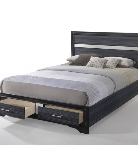 Arcadia Natural Imported Wood King Size Bed