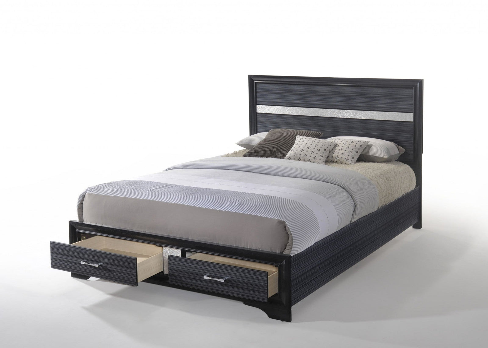 Arcadia Natural Imported Wood King Size Bed