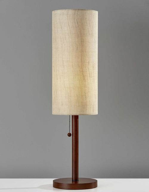 Load image into Gallery viewer, Arcadia Deco Walnut Table Lamp 8547
