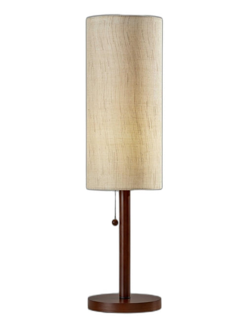 Load image into Gallery viewer, Arcadia Deco Walnut Table Lamp 8547
